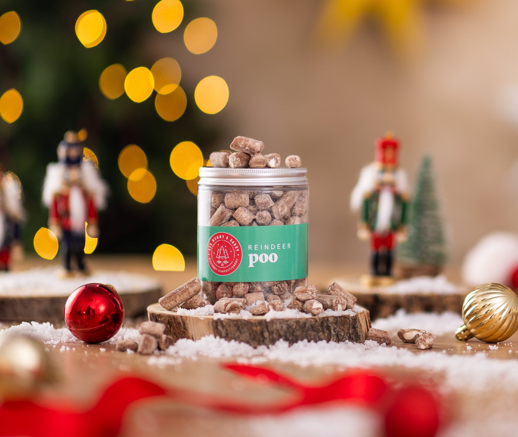 Giant Reindeer Poo Jar
