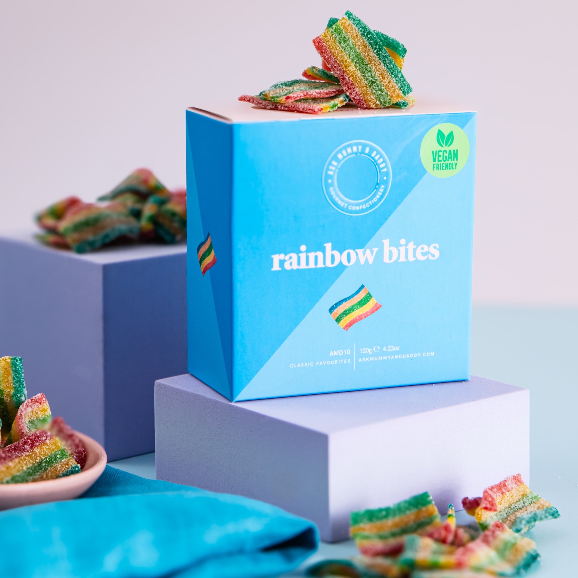 Prodct information banner - Rainbow Bites Gift Box