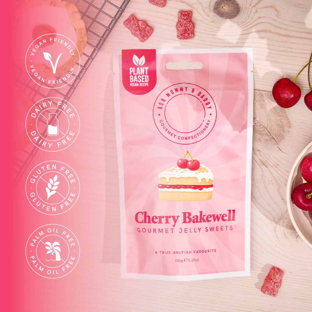 Cherry Bakewell Share Bag