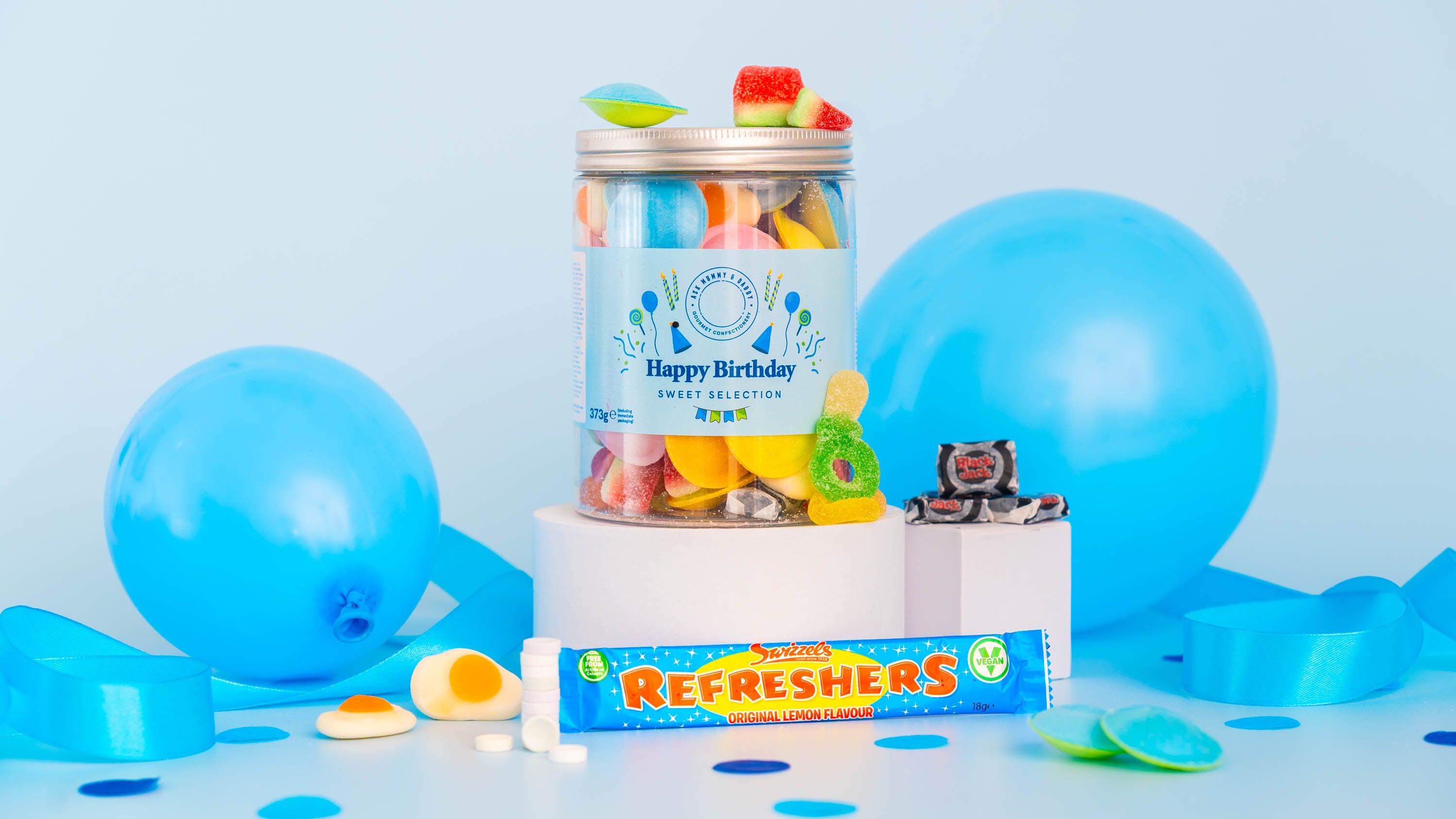 Happy Birthday Blue 1L Share Tub