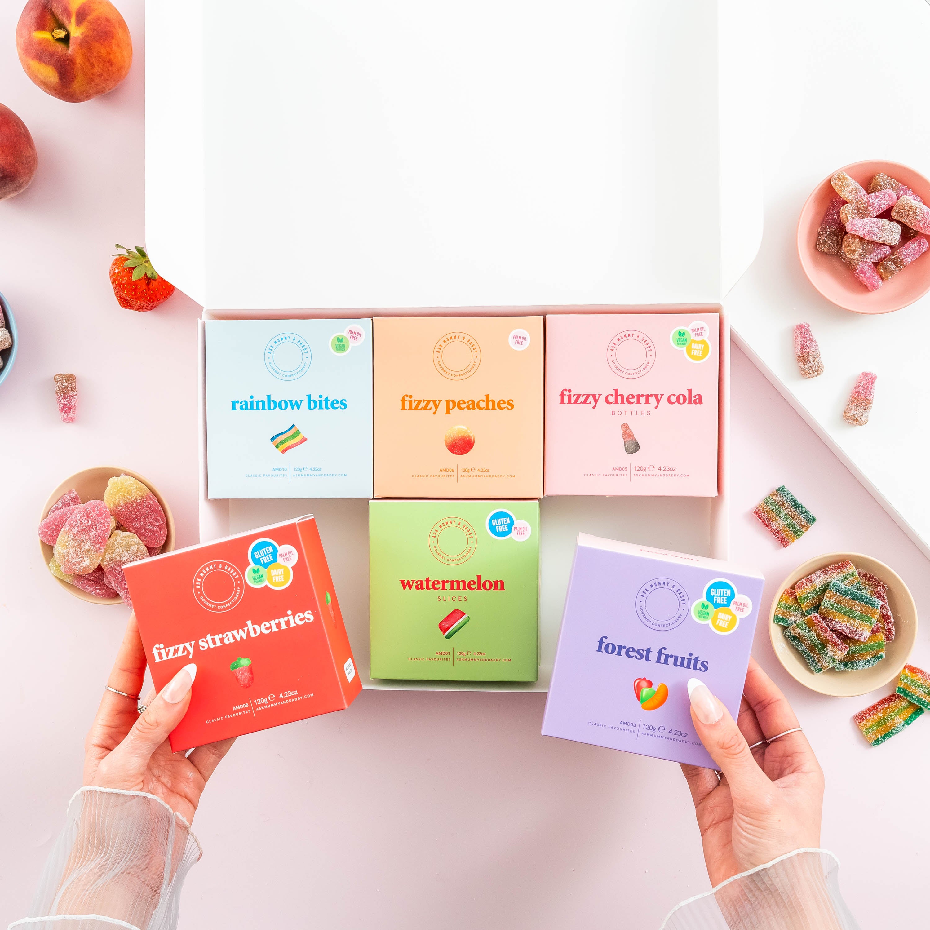 Pink Classic Favourites Hamper Box