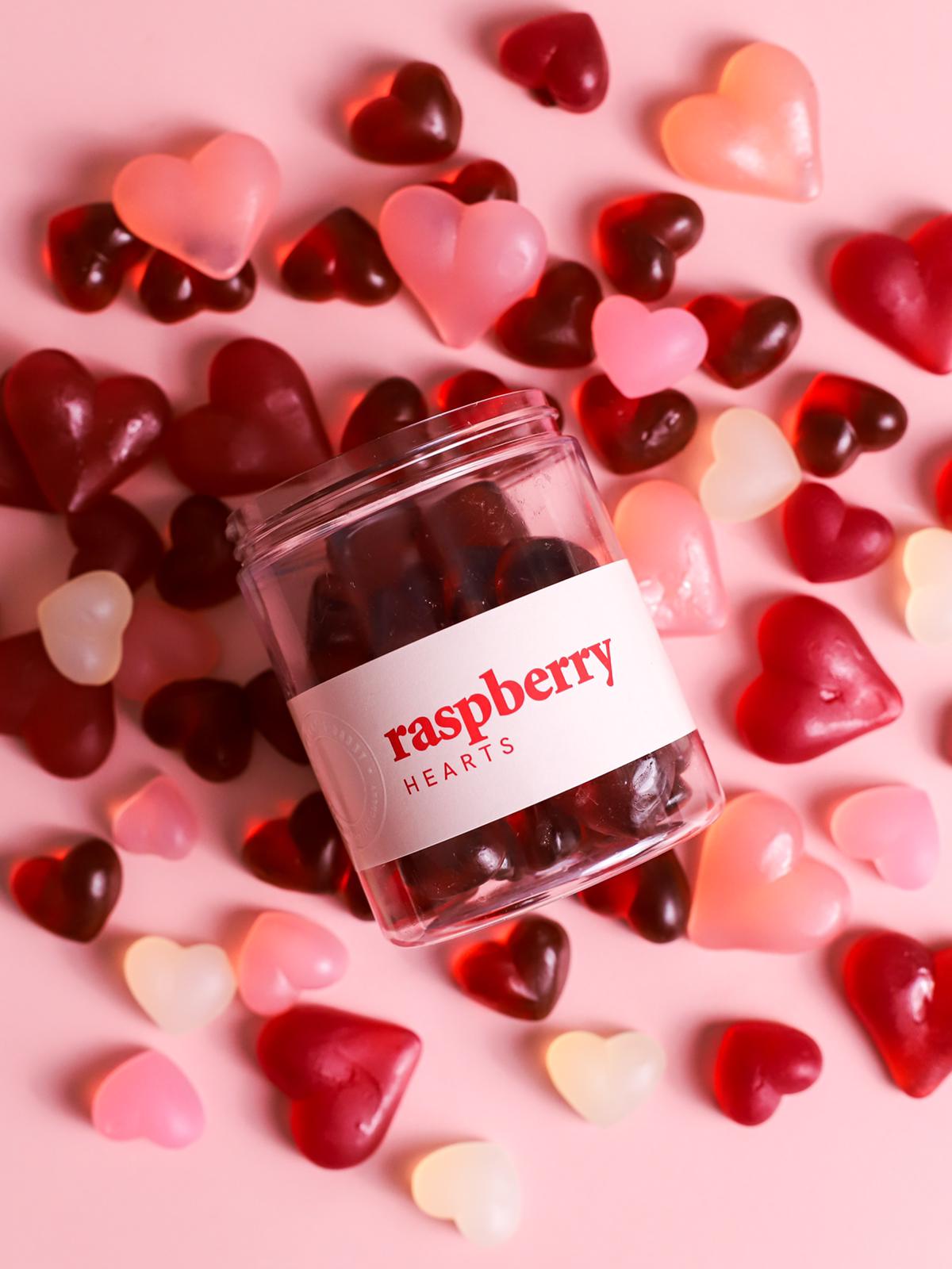 Raspberry Hearts